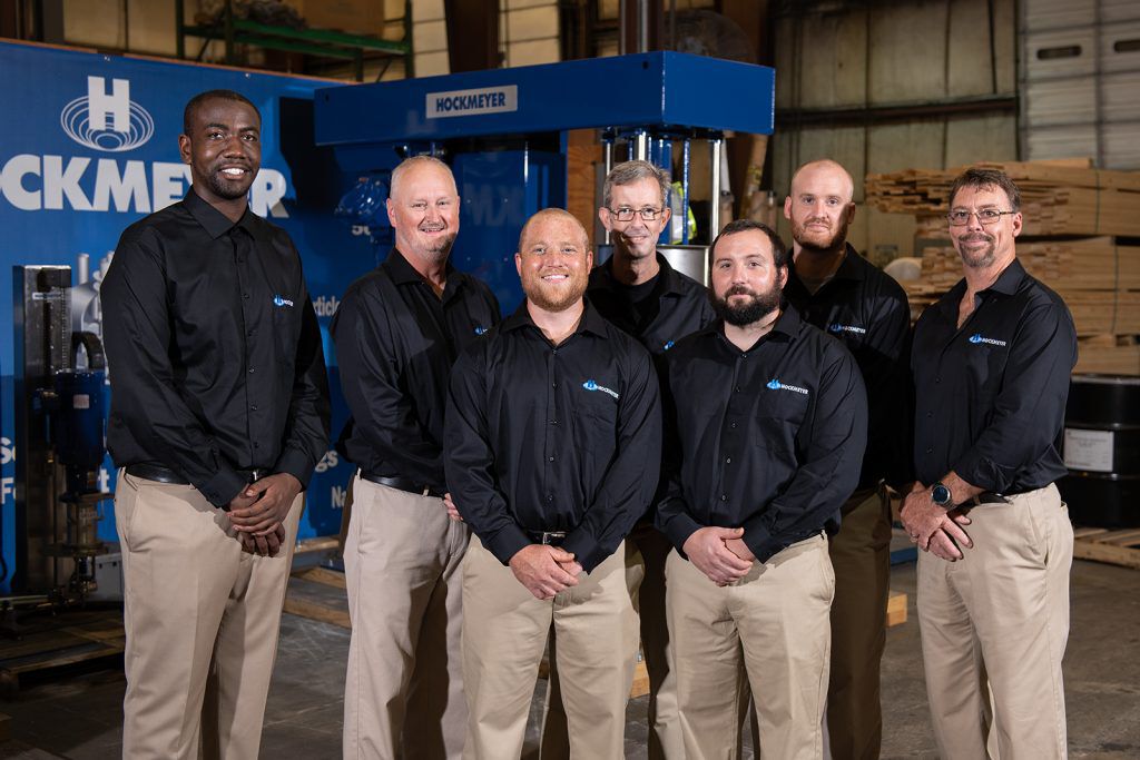 A group photo of the Hockmeyer service team.
