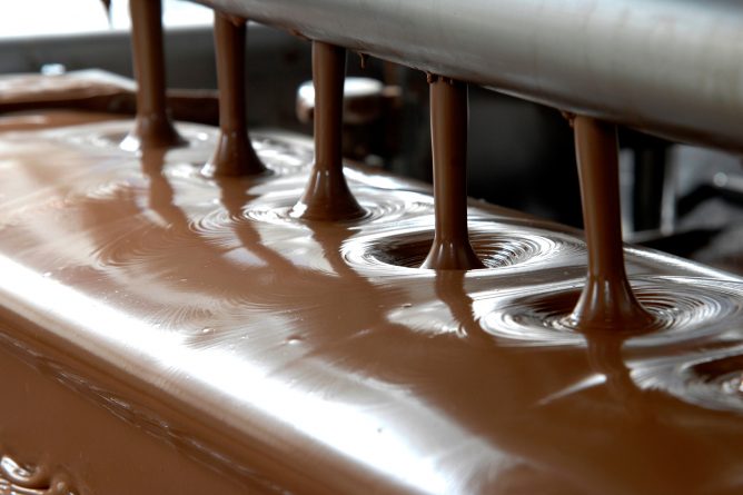Images From The Chocolate Factory During Production