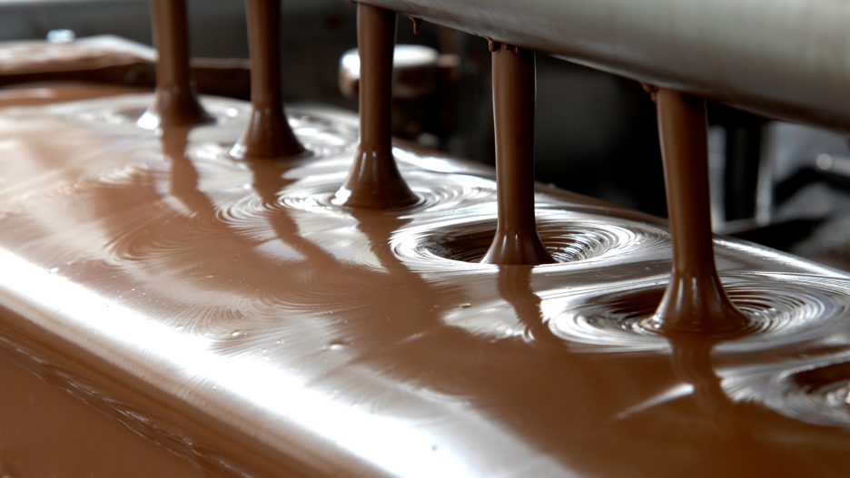 Images From The Chocolate Factory During Production